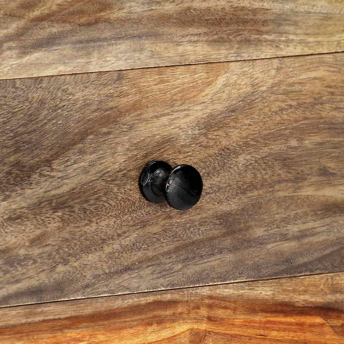 Masă consolă de perete, 100x25x20 cm, lemn masiv de acacia WALTI