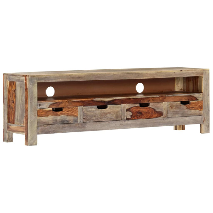 Comodă TV, 130 x 30 x 40 cm, lemn masiv de acacia WALTI