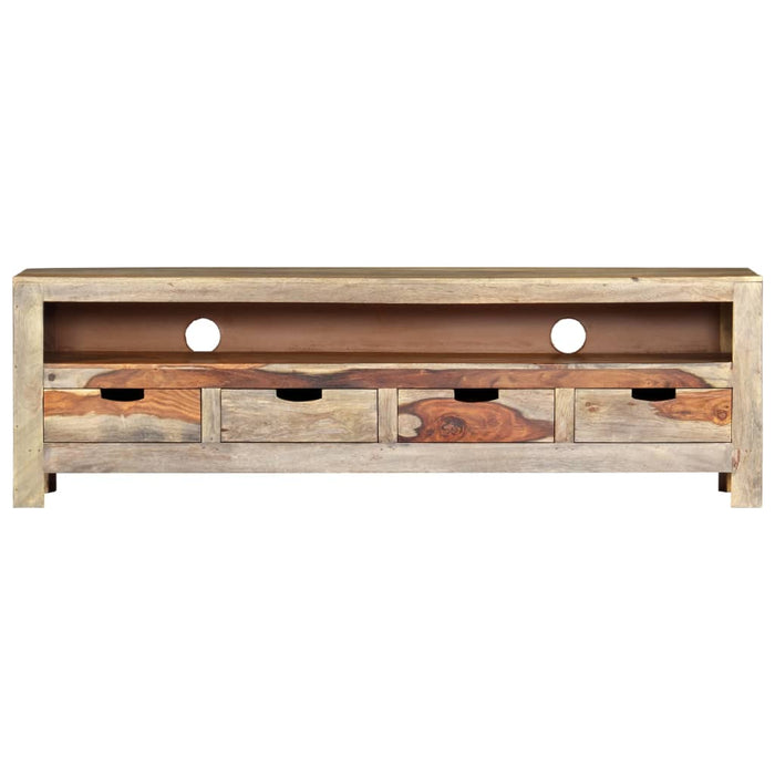 Comodă TV, 130 x 30 x 40 cm, lemn masiv de acacia WALTI