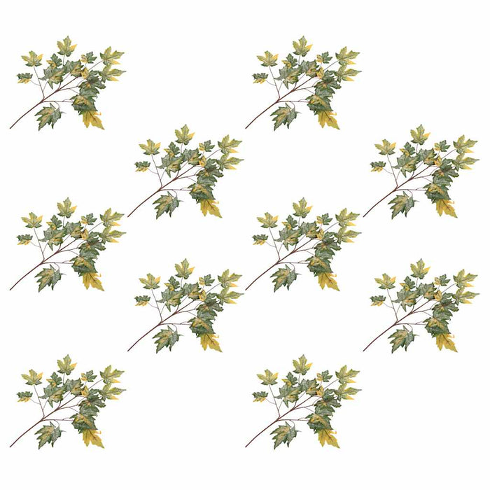 Frunze artificiale de arțar, 10 buc., verde, 75 cm WALTI