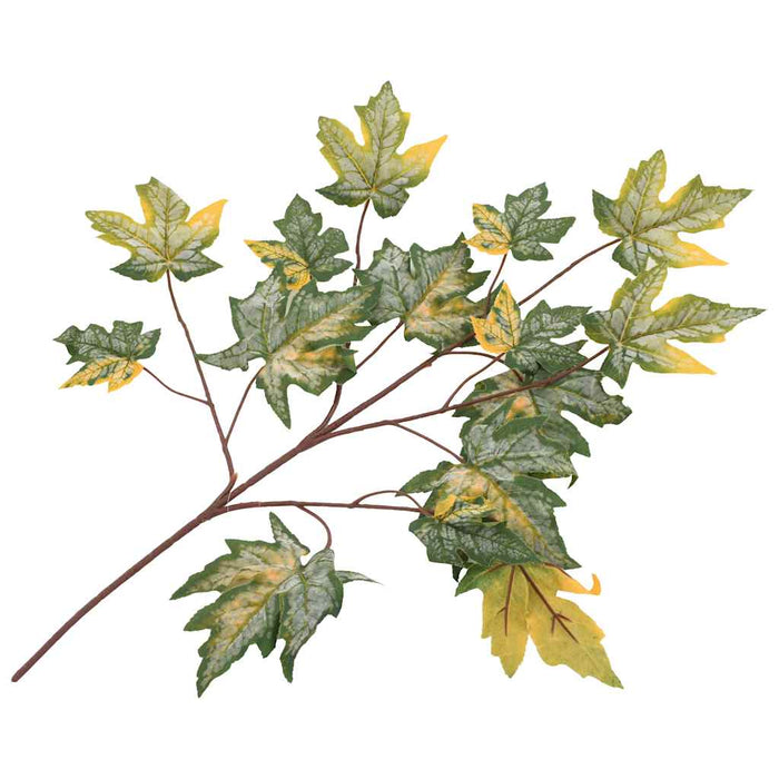 Frunze artificiale de arțar, 10 buc., verde, 75 cm WALTI