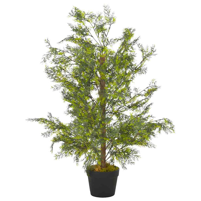 Plantă artificială chiparos cu ghiveci, verde, 90 cm WALTI