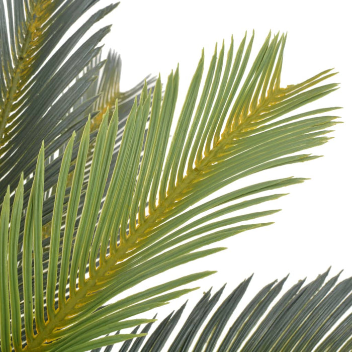 Plantă artificială palmier cycas cu ghiveci, verde, 90 cm - WALTI WALTI