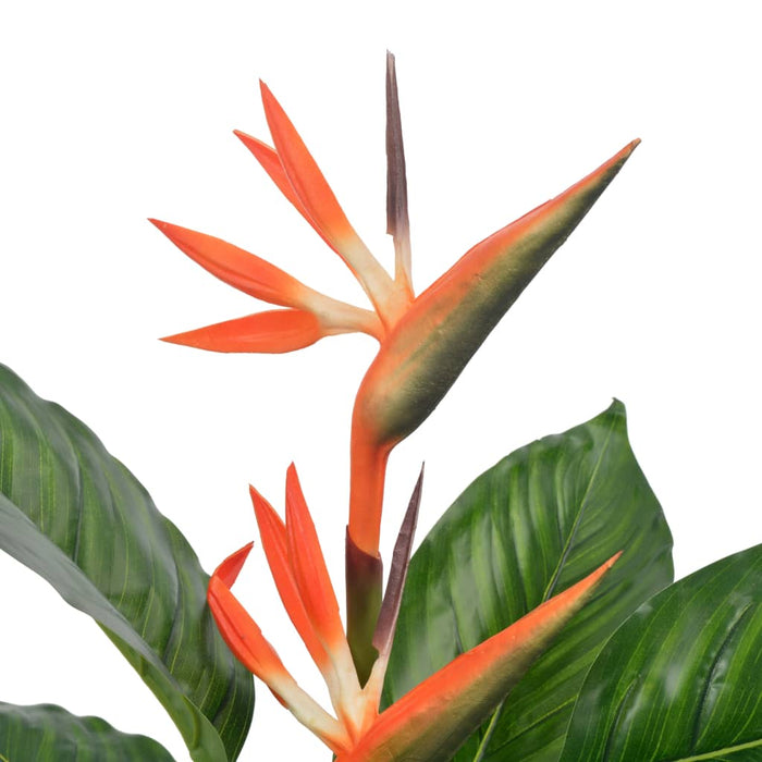 Plantă artificială Strelitzia cu ghiveci, roșu, 100 cm - WALTI WALTI