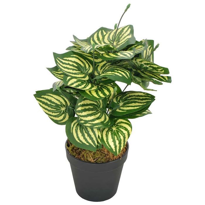 Plantă artificială frunze pepene verde, cu ghiveci, 45 cm WALTI