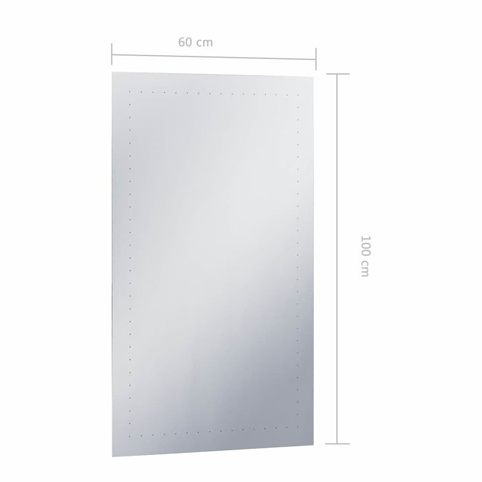 Oglindă cu LED de perete de baie, 60 x 100 cm WALTI