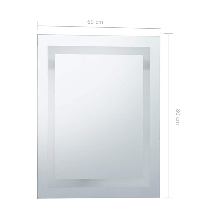 Oglindă cu LED de baie, cu senzor tactil, 60 x 80 cm - WALTI WALTI