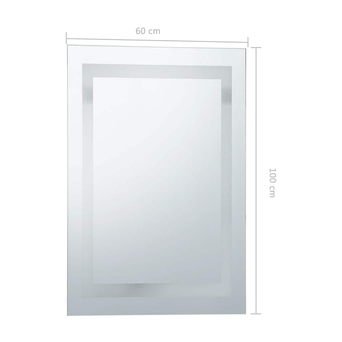 Oglindă cu LED de baie, cu senzor tactil, 60 x 100 cm WALTI
