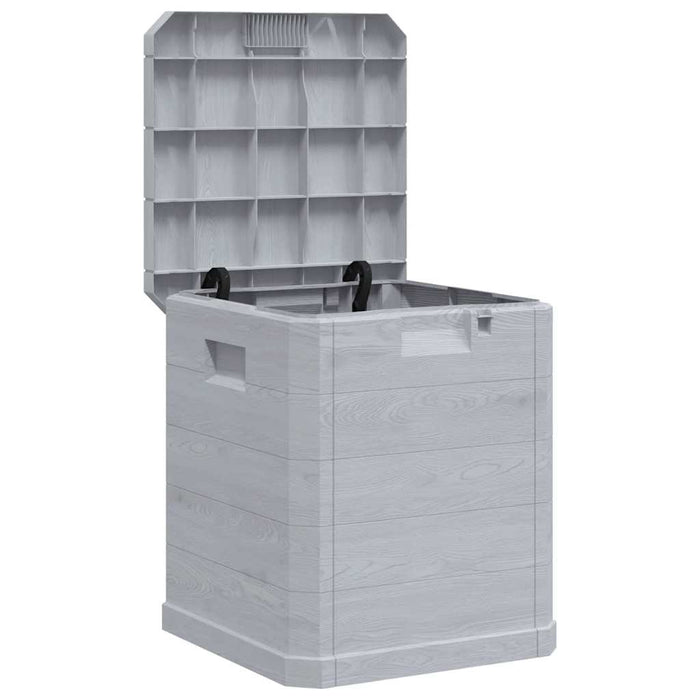 Ladă de depozitare pentru grădină, 90 L, gri deschis - WALTI WALTI