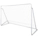 Porți de fotbal cu plasă, 2 buc, 240 x 90 x 150 cm, oțel - WALTI WALTI
