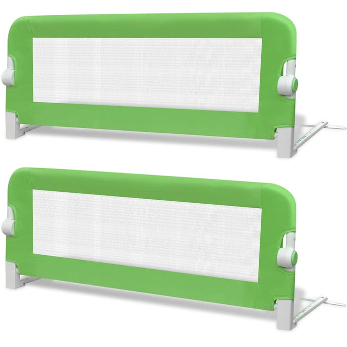 Balustradă de protecție pat copii, 2 buc., verde, 102x42 cm - WALTI WALTI