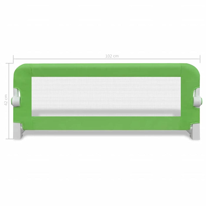 Balustradă de protecție pat copii, 2 buc., verde, 102x42 cm - WALTI WALTI