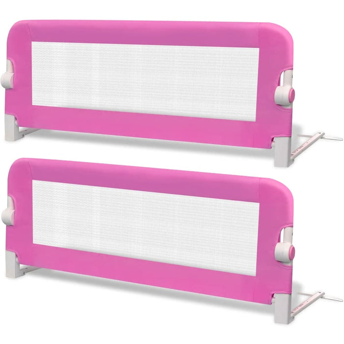 Balustradă de protecție pat copii, 2 buc., roz, 102x42 cm - WALTI WALTI