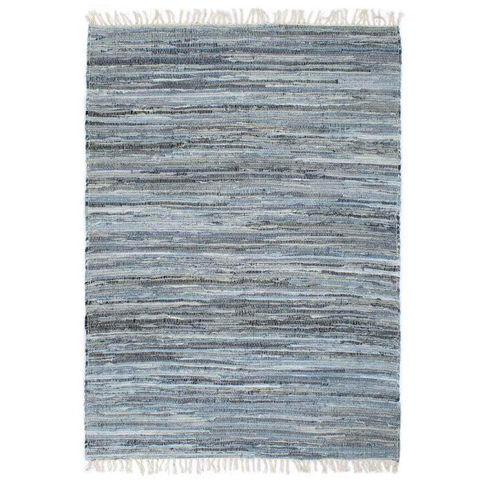 Covor Chindi țesut manual, albastru, 120 x 170 cm, denim WALTI