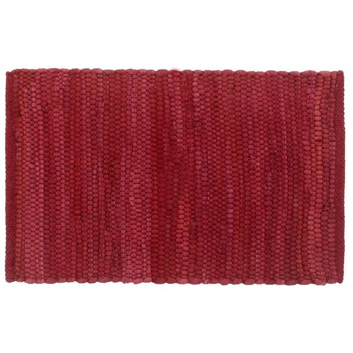 Naproane, 4 buc., chindi, grena, 30 x 45 cm, bumbac WALTI