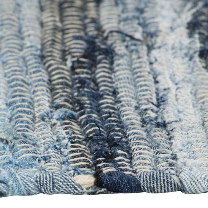 Naproane, 6 buc., chindi, albastru denim, 30 x 45 cm, bumbac WALTI