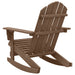 Scaun balansoar de grădină, maro, lemn - WALTI WALTI