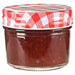 Borcane de sticlă pentru gem capace alb și roșu, 48 buc, 110 ml - WALTI WALTI
