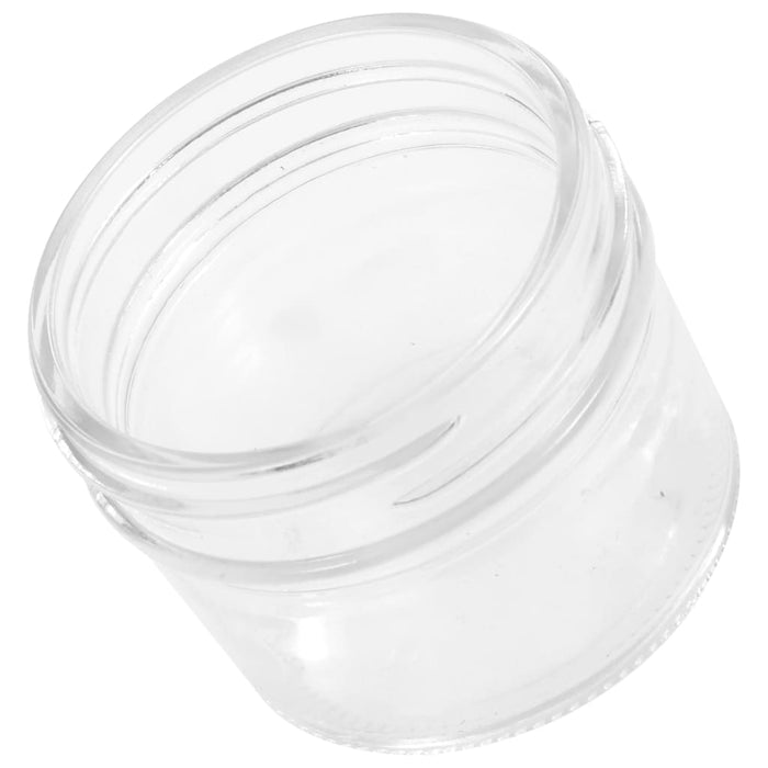Borcane din sticlă pentru gem, capac argintiu, 48 buc, 110 ml - WALTI WALTI