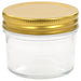 Borcane din sticlă pentru gem cu capac auriu 24 buc. 110 ml - WALTI WALTI