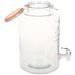 Dozator de apă XXL cu robinet, transparent, 8 L, sticlă - WALTI WALTI