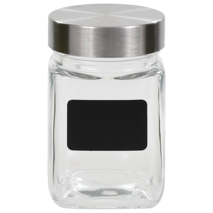 Borcane de depozitare cu etichetă, 12 buc., 300 ml - WALTI WALTI