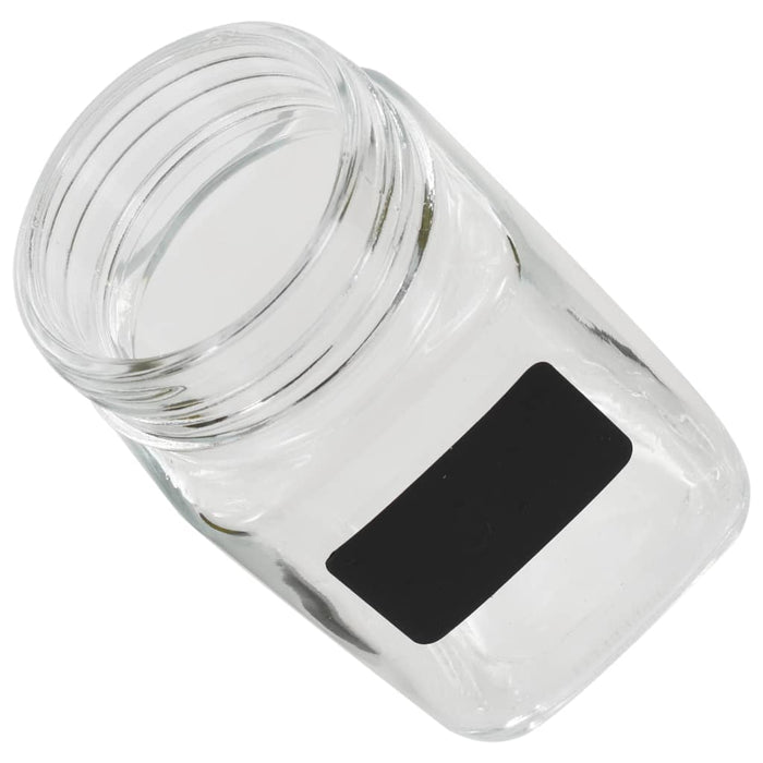 Borcane de depozitare cu etichetă, 12 buc., 300 ml - WALTI WALTI