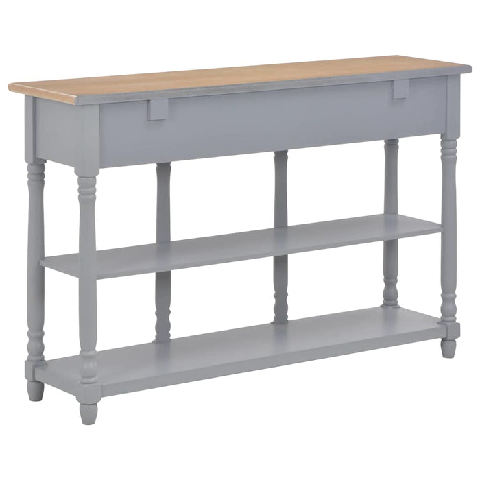 Masă consolă, gri, 120 x 30 x 76 cm, MDF WALTI