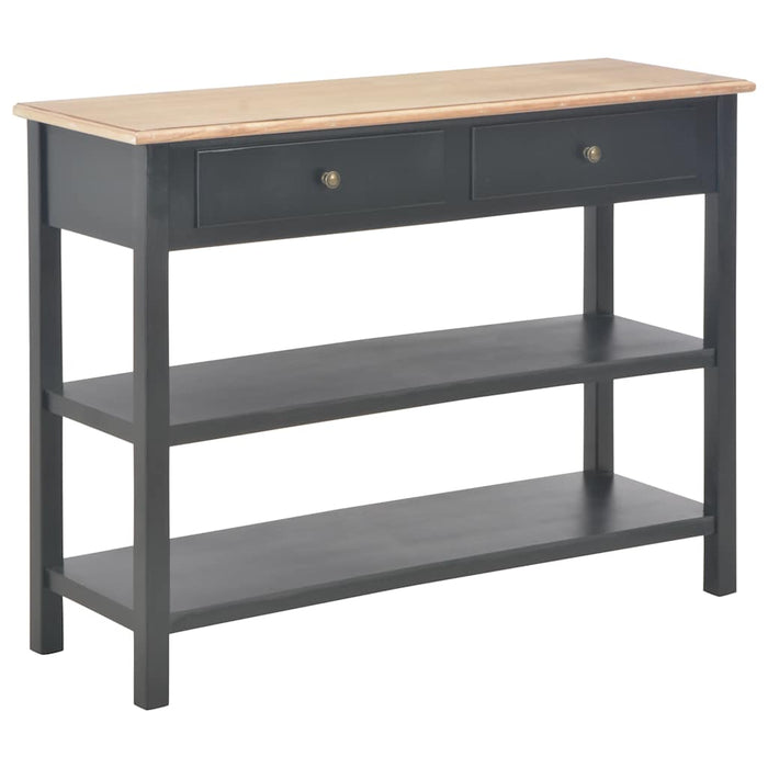 Dulap, negru, 110x35x80 cm, MDF WALTI