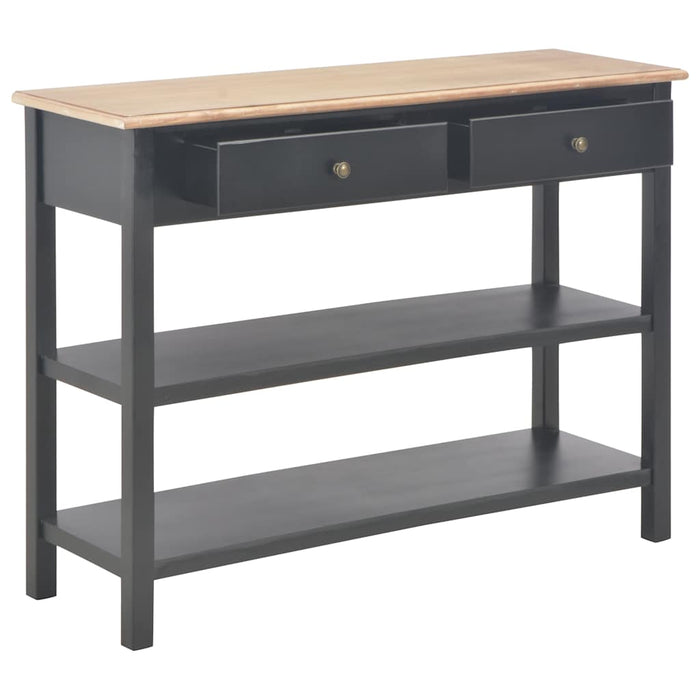 Dulap, negru, 110x35x80 cm, MDF WALTI