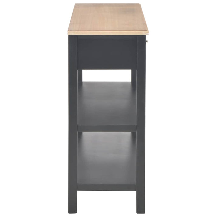 Dulap, negru, 110x35x80 cm, MDF WALTI