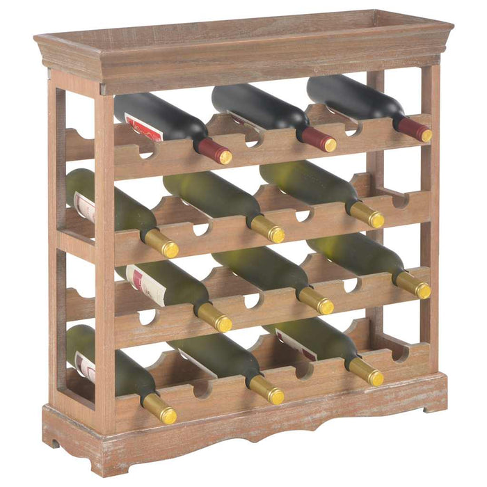 Dulap de vinuri, 70x22,5x70,5 cm, MDF, maro - WALTI WALTI