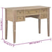 Birou de scris, maro, 109,5x45x77,5 cm, lemn - WALTI WALTI