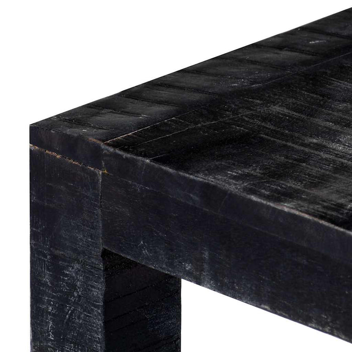 Măsuță de cafea, negru, 110 x 50 x 35 cm, lemn masiv de mango WALTI