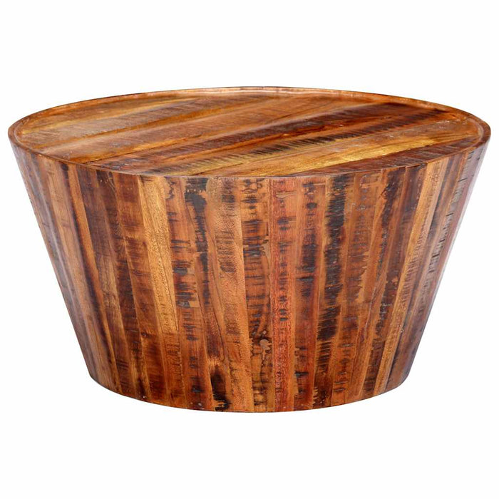 Măsuță de cafea, 65 x 65 x 33, lemn masiv de mango nefinisat WALTI