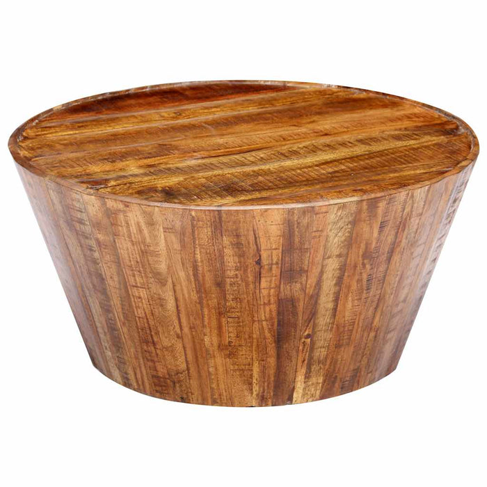 Măsuță de cafea, 65 x 65 x 33, lemn masiv de mango nefinisat WALTI