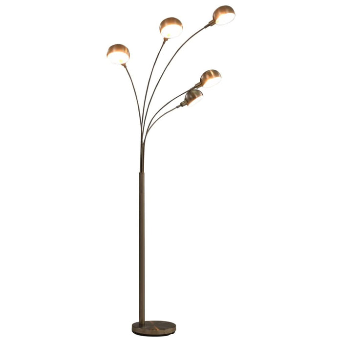 Lampă de podea, argintiu, 200 cm, 5 x E14 - WALTI WALTI