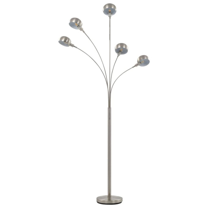 Lampă de podea, argintiu, 200 cm, 5 x E14 - WALTI WALTI