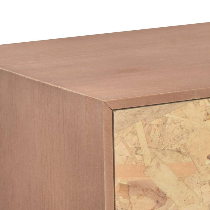 Comodă TV cu 5 sertare, 90x30x40 cm, lemn masiv pin WALTI