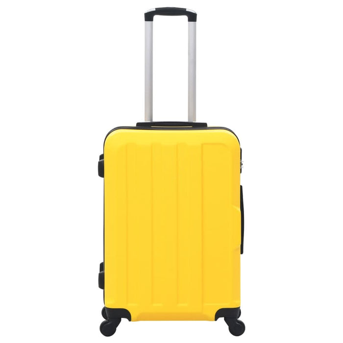 Set valize carcasă rigidă, 3 buc., galben, ABS - WALTI WALTI