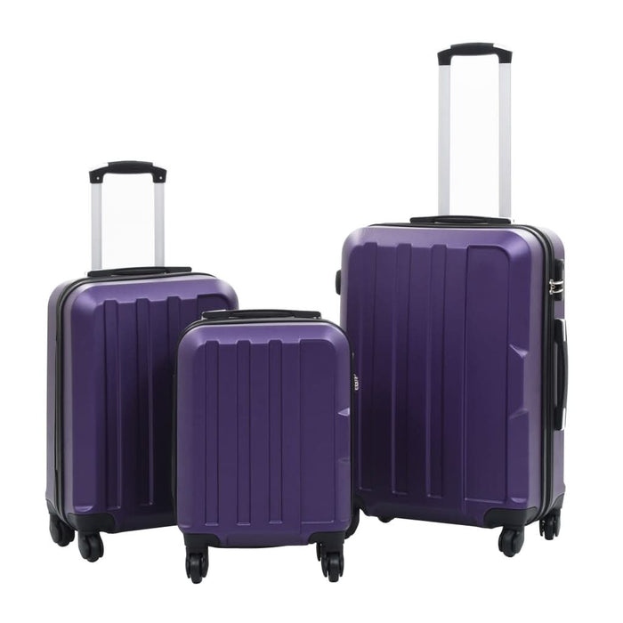 Set valize carcasă rigidă, 3 buc., mov, ABS - WALTI WALTI