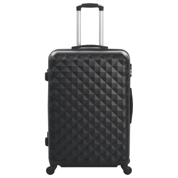 Set valiză carcasă rigidă, 3 buc., negru, ABS - WALTI WALTI