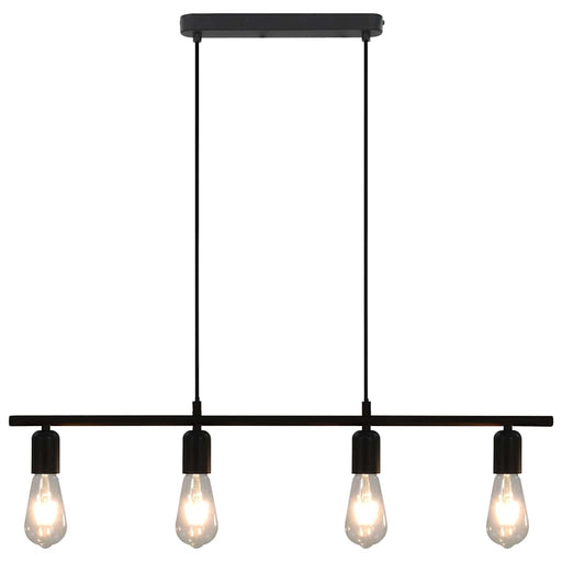 Lustră cu becuri cu filament, negru, 80 cm, 2 W, E27 - WALTI WALTI