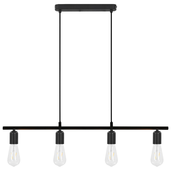 Lustră cu becuri cu filament, negru, 80 cm, 2 W, E27 - WALTI WALTI