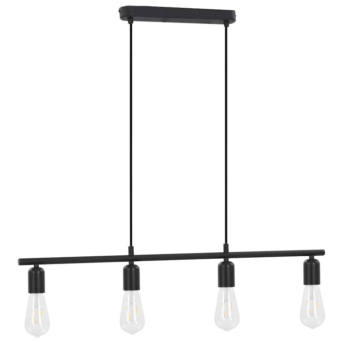 Lustră cu becuri cu filament, negru, 80 cm, 2 W, E27 - WALTI WALTI