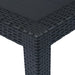 Set mobilier exterior, 5 piese, antracit, plastic, aspect ratan - WALTI WALTI