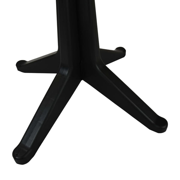 Set mobilier de exterior, 5 piese, antracit, plastic ratan WALTI
