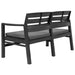 Set mobilier de exterior, 4 piese, antracit, plastic - WALTI WALTI