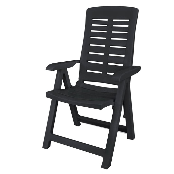 Set mobilier de exterior, 9 piese, antracit, plastic - WALTI WALTI