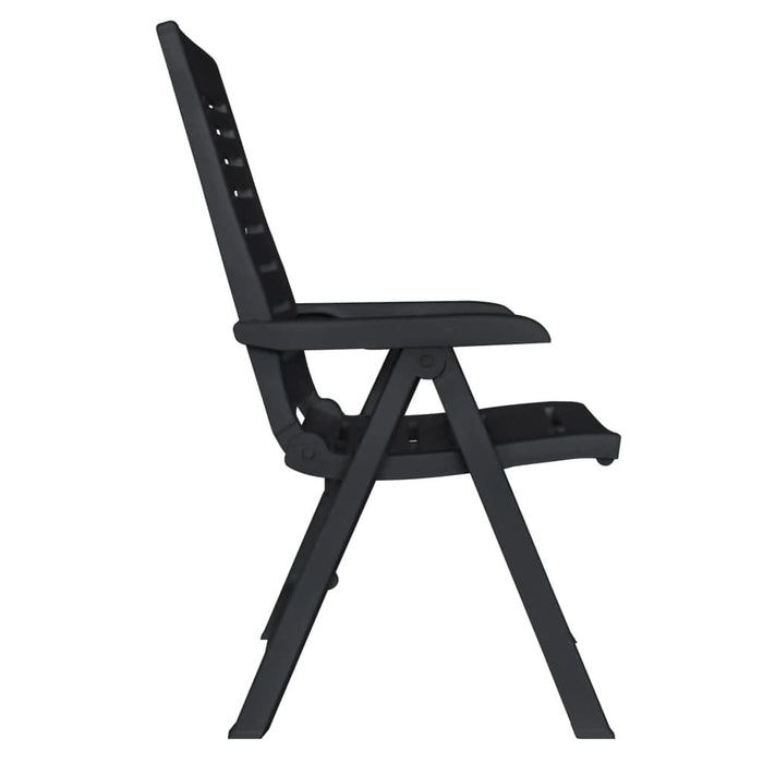 Set mobilier de exterior, 9 piese, antracit, plastic - WALTI WALTI